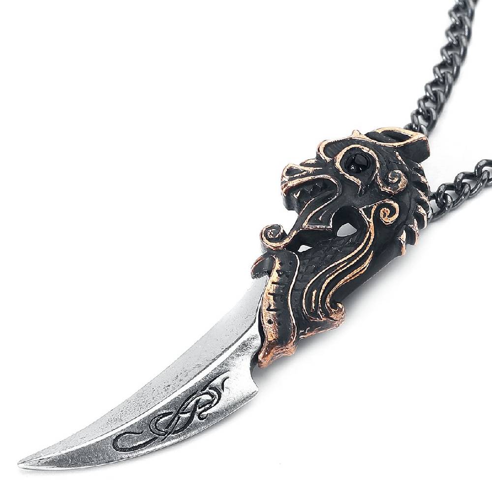 EMP "Einardolk" Halskette Silberfarben Von Alchemy Gothic
