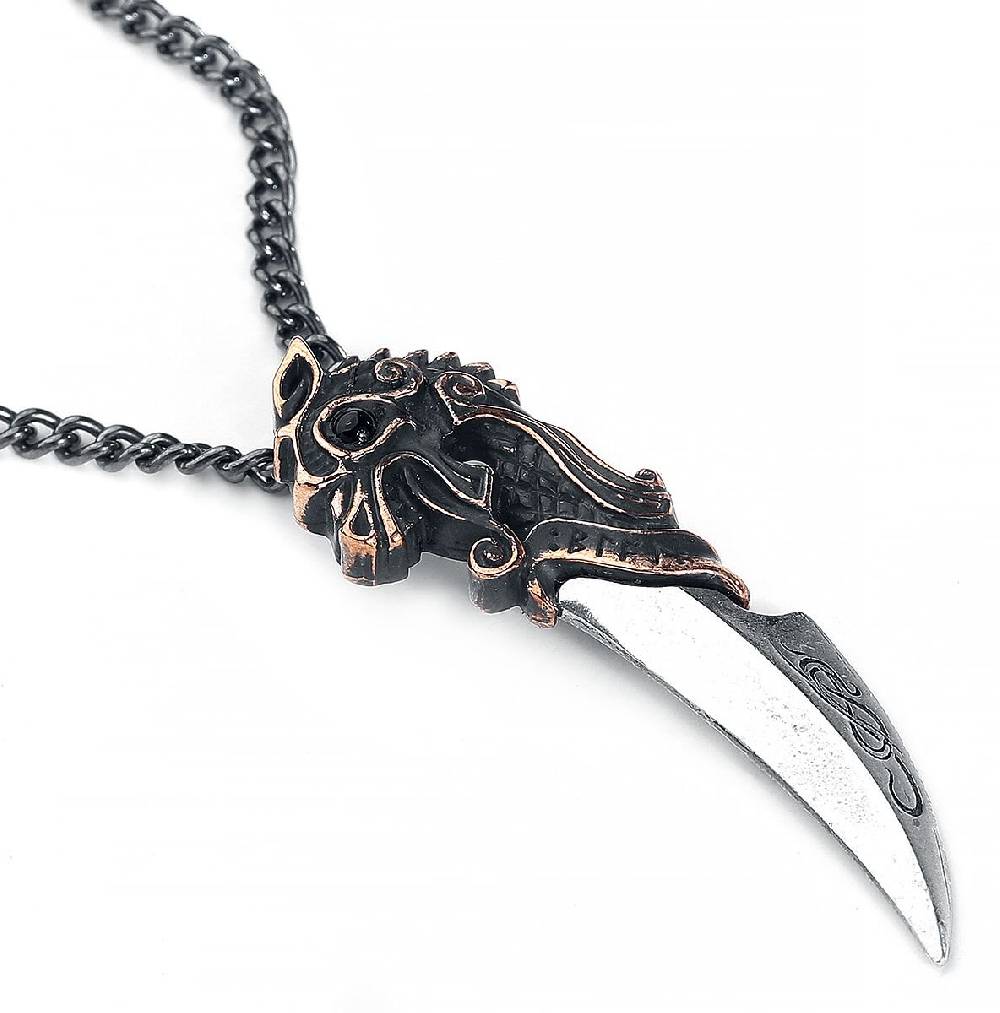 EMP "Einardolk" Halskette Silberfarben Von Alchemy Gothic