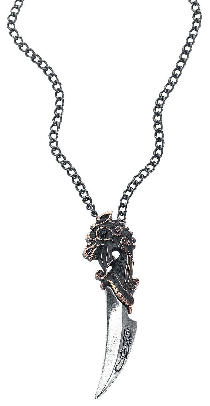 EMP "Einardolk" Halskette silberfarben von Alchemy Gothic