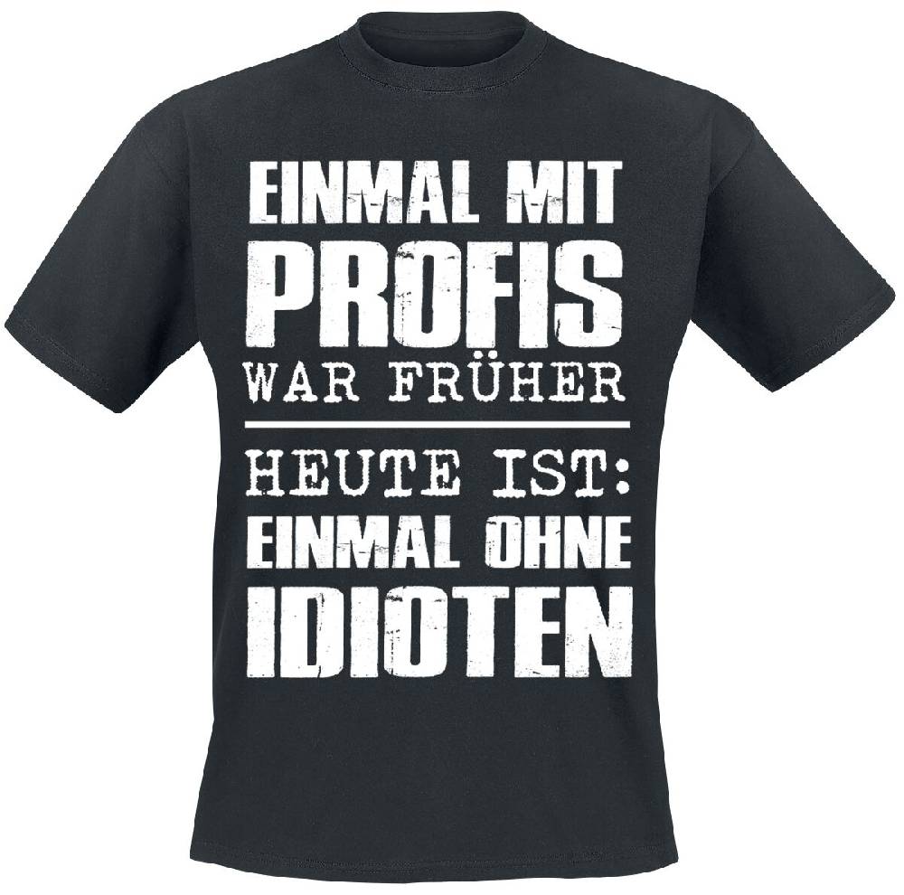 EMP "Einmal ohne Idioten" T-Shirt schwarz von Sprüche