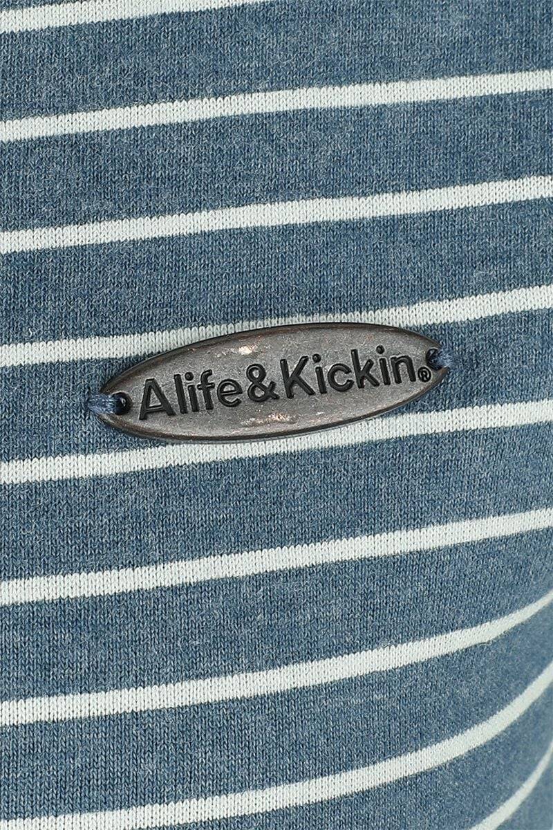 EMP "ElliAK Z Shirt Dress" Kurzes Kleid Blau Von Alife And Kickin