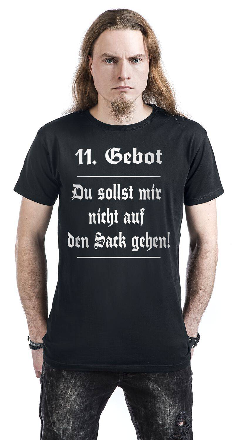 EMP "11. Gebot" T-Shirt Schwarz Von Sprüche