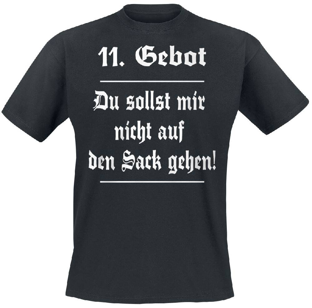 EMP "11. Gebot" T-Shirt schwarz von Sprüche