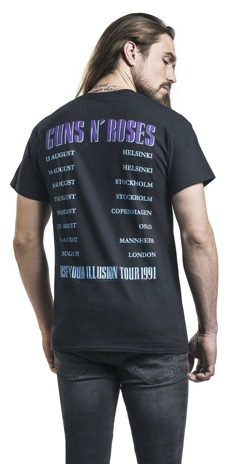 EMP "1991 Illusion" T-Shirt Schwarz Von Guns N' Roses