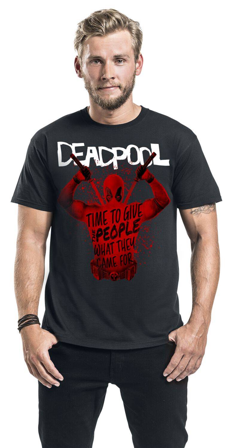 EMP "3 - Merc Splatter" T-Shirt Schwarz Von Deadpool