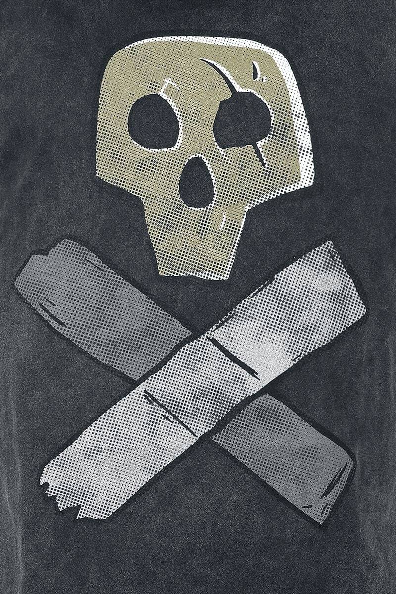 EMP "3 - Skull" T-Shirt Grau Von Borderlands