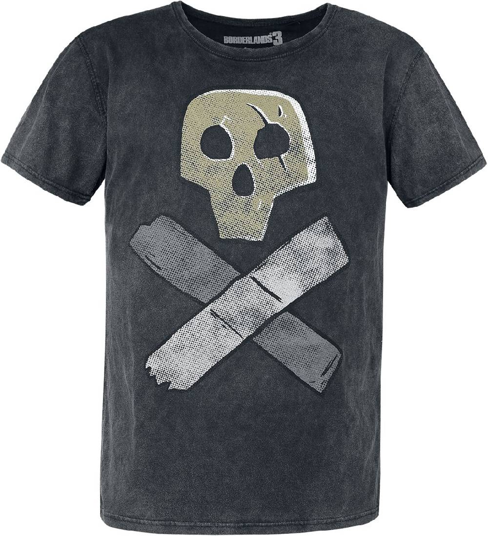 EMP "3 - Skull" T-Shirt grau von Borderlands