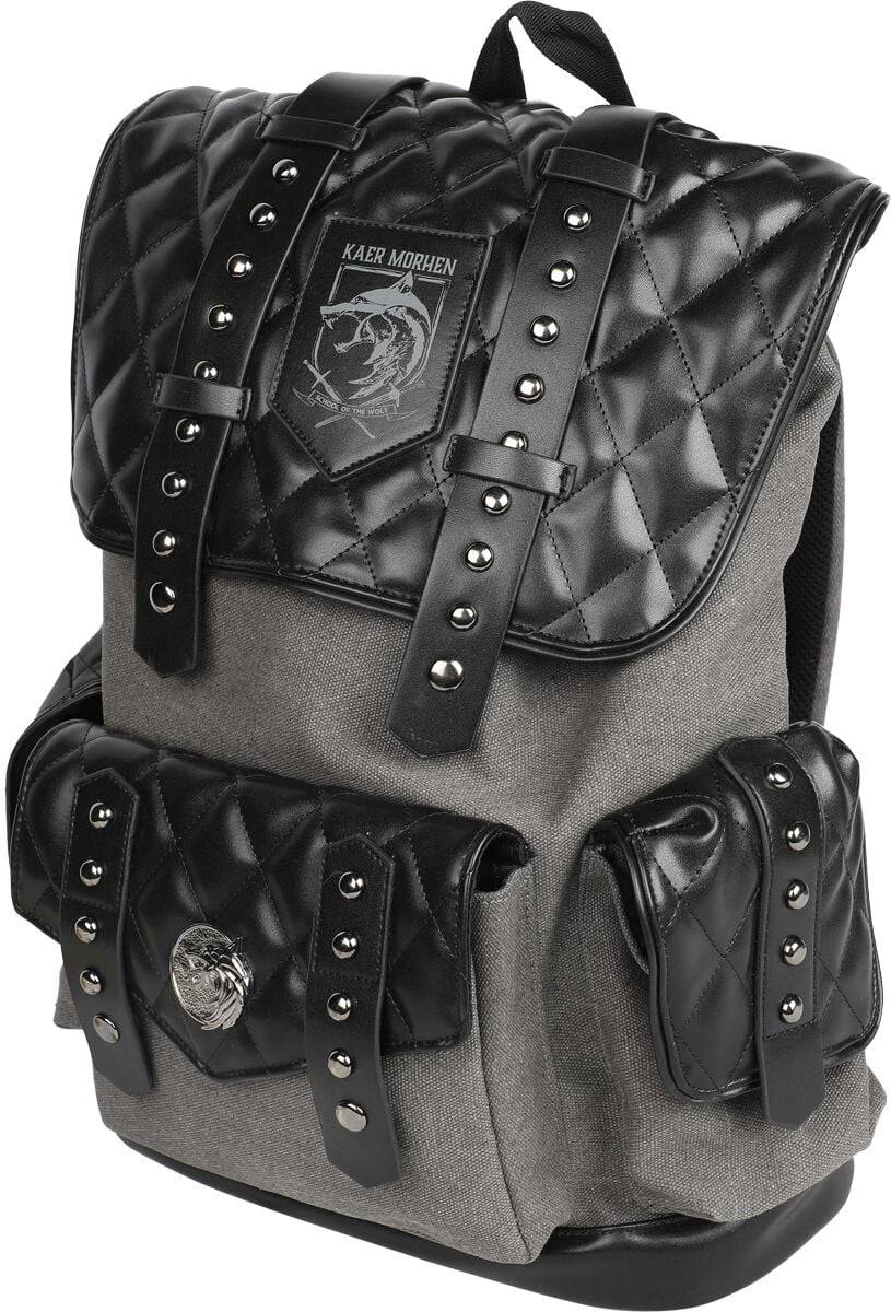 EMP "3 - Wolf Signs" Rucksack grau von The Witcher