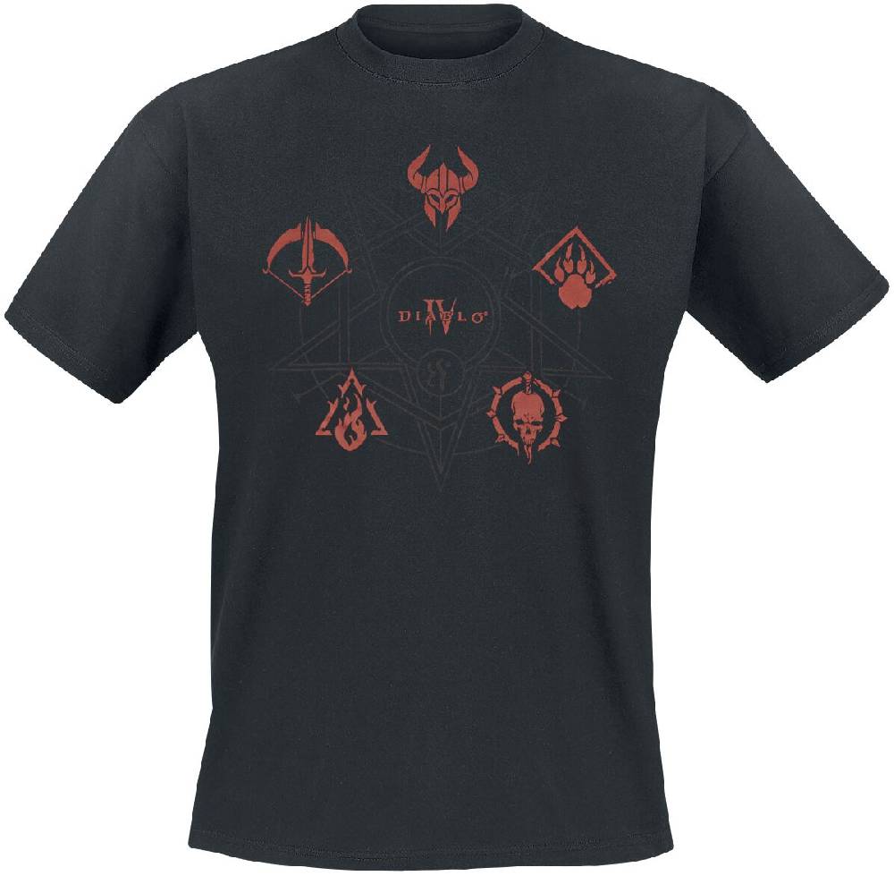 EMP "4 - Class Icons" T-Shirt schwarz von Diablo