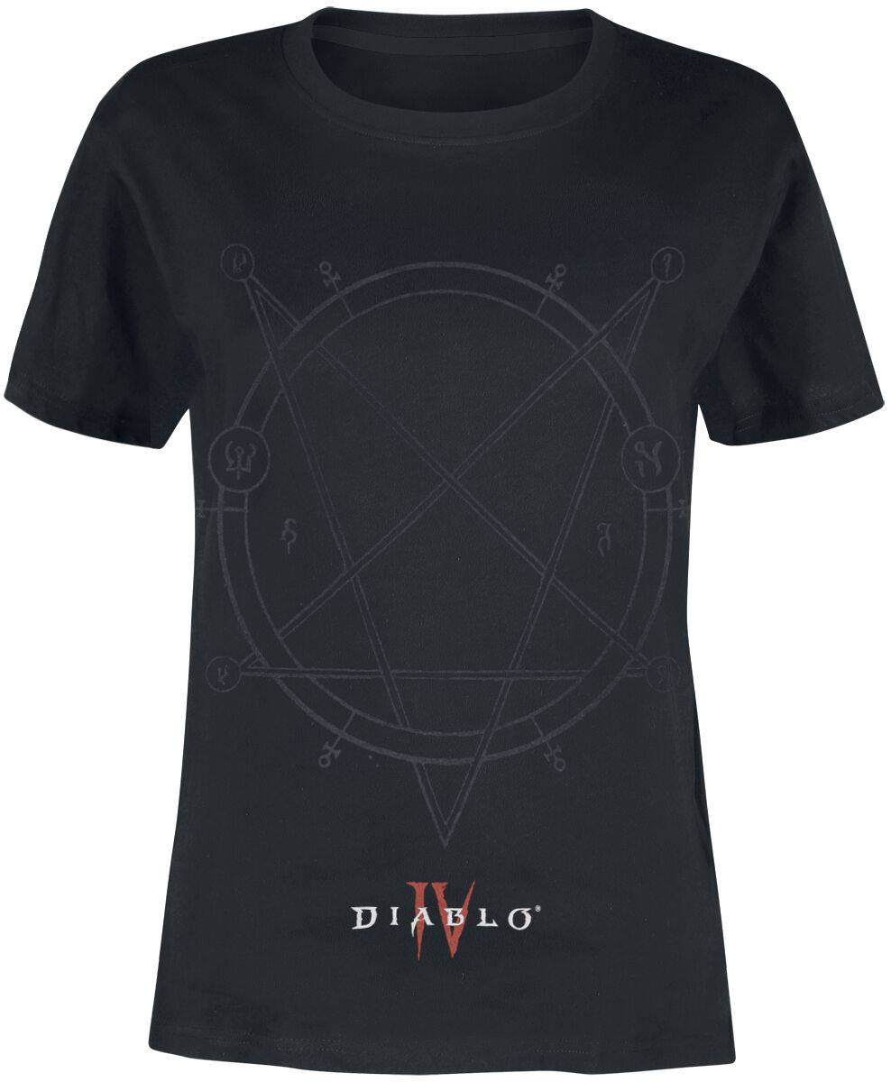 EMP "4 - Pentagram" T-Shirt schwarz von Diablo