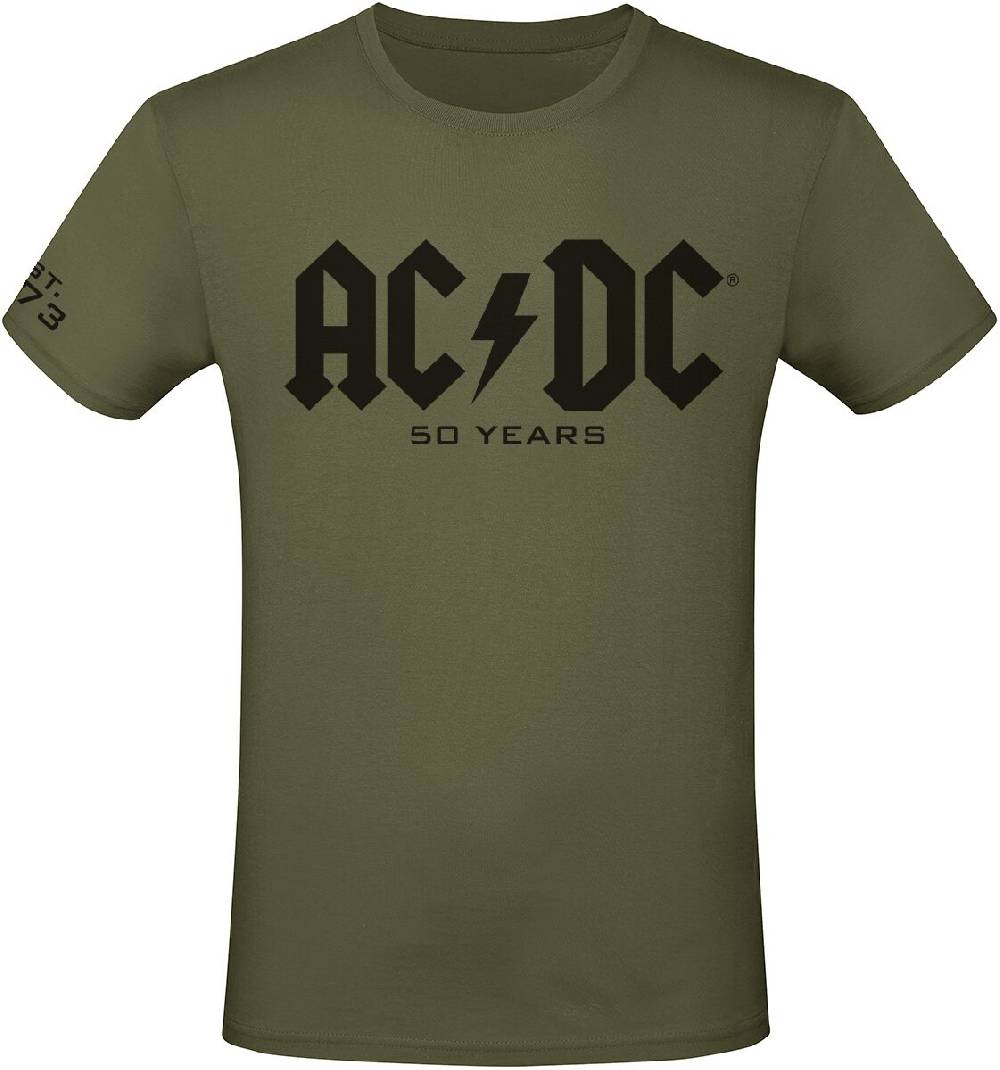 EMP "50 Years Logo" T-Shirt oliv von AC/DC