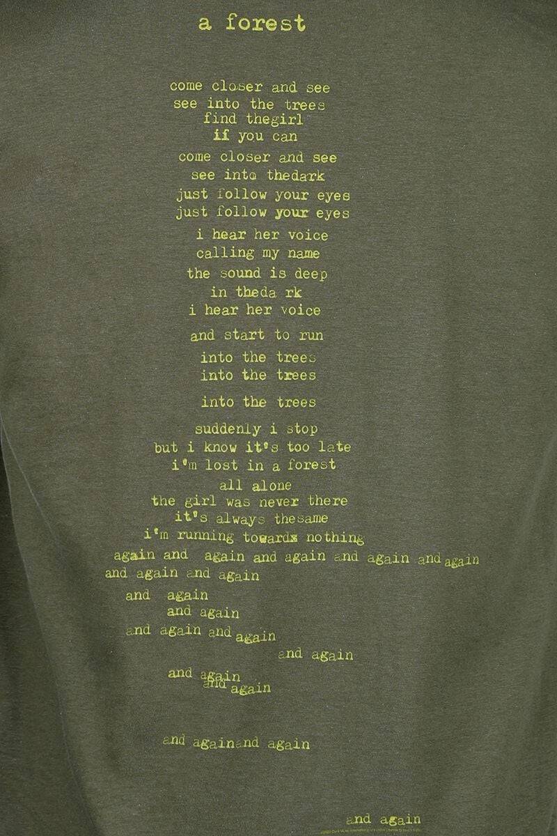 EMP "A Forest" T-Shirt Grün Von The Cure