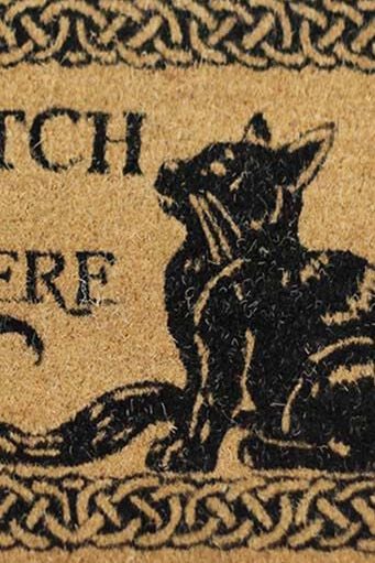 EMP "A Witch Lives Here" Fußmatte Von Nemesis Now