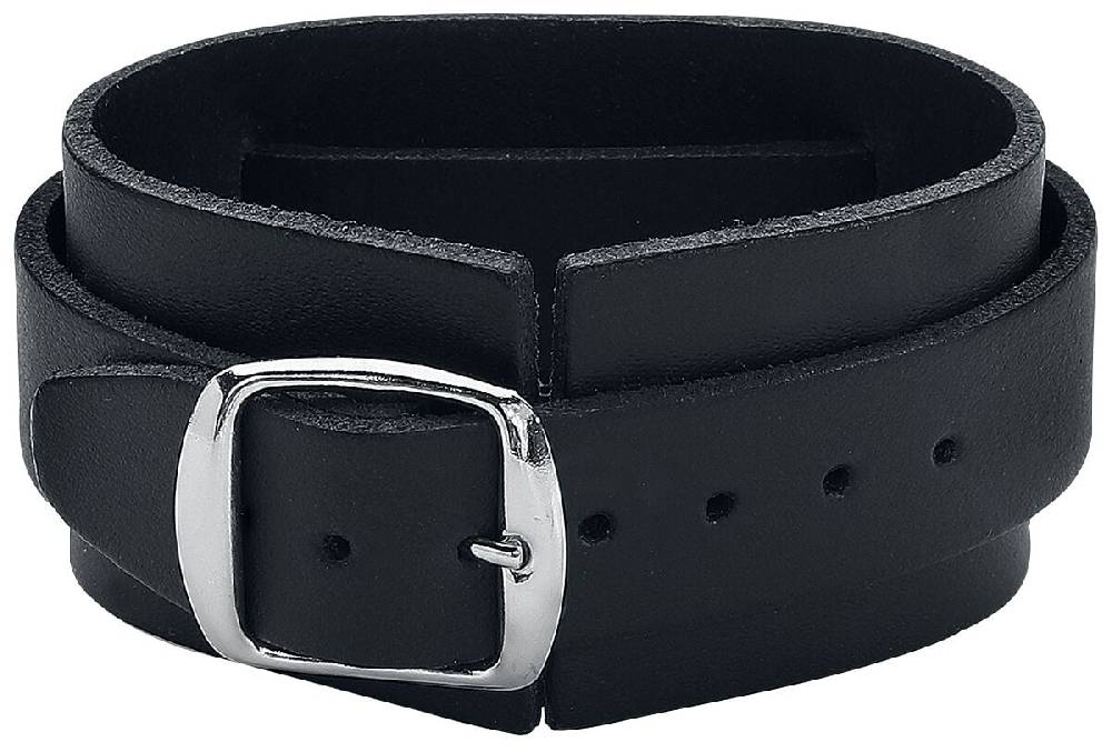 EMP "AC/DC Logo" Lederarmband Schwarz Von AC/DC