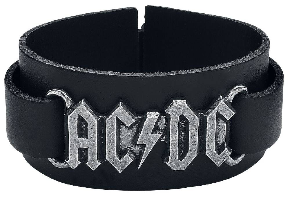 EMP "AC/DC Logo" Lederarmband schwarz von AC/DC
