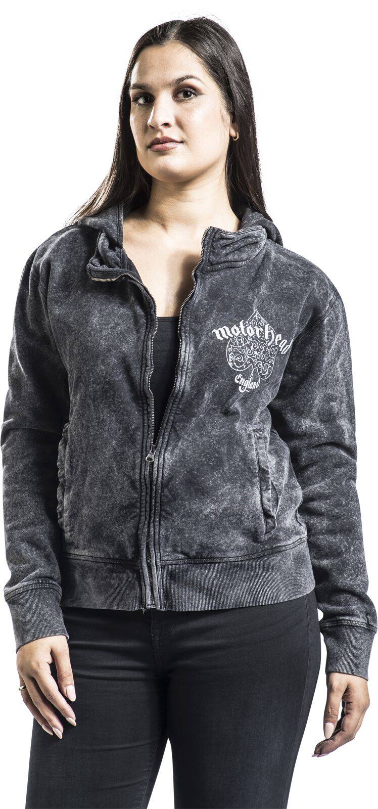 EMP "Ace Of Spades" Kapuzenjacke Grau Von Motörhead