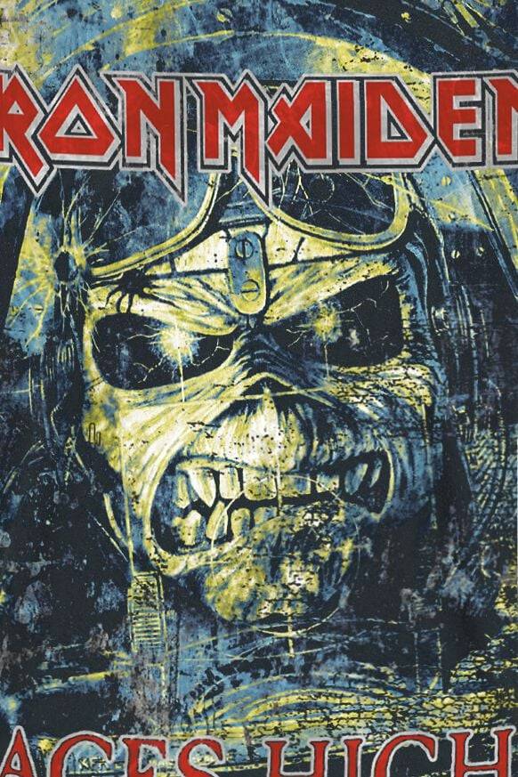 EMP "Aces High" T-Shirt Schwarz Von Iron Maiden