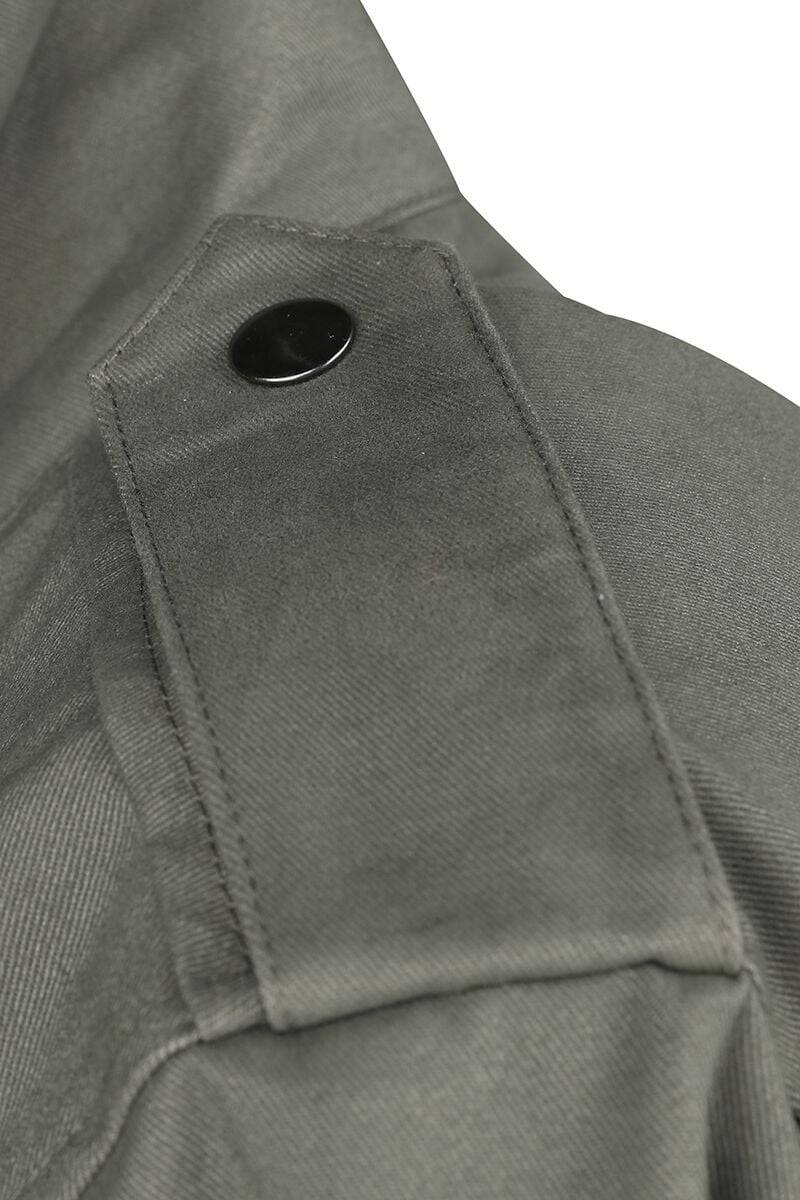 EMP "Aces High" Übergangsjacke Oliv Von Iron Maiden