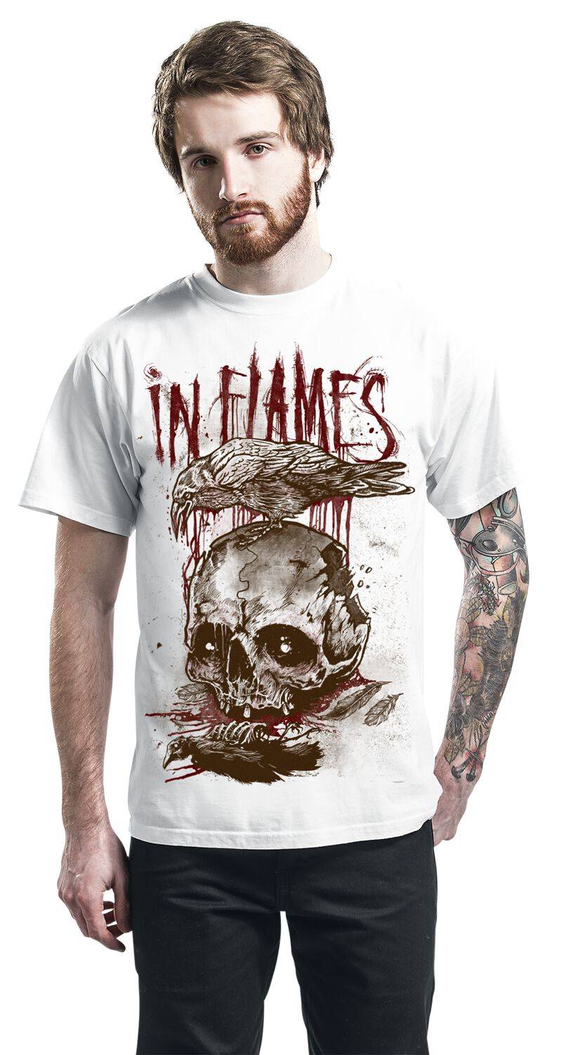 EMP "All For Me" T-Shirt Weiß Von In Flames