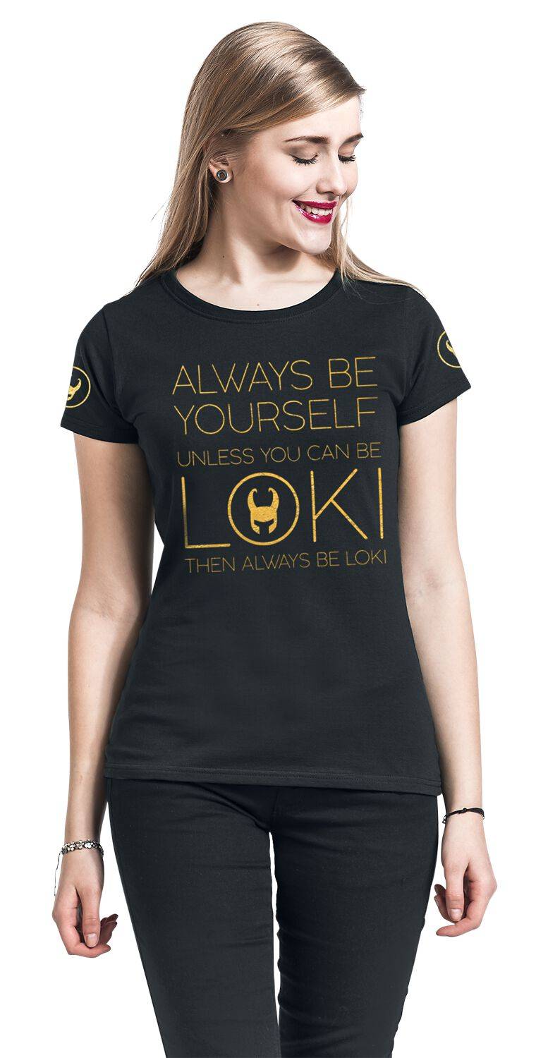EMP "Always Be Yourself" T-Shirt Schwarz Von Loki