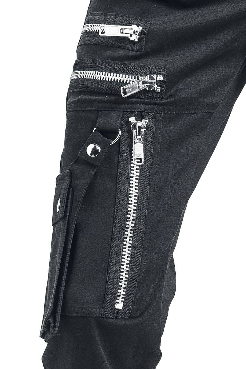 EMP "Andre Pants" Stoffhose Schwarz Von Vixxsin