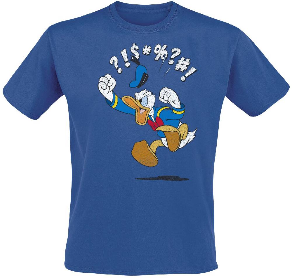 EMP "Angry Donald" T-Shirt blau von Micky Maus