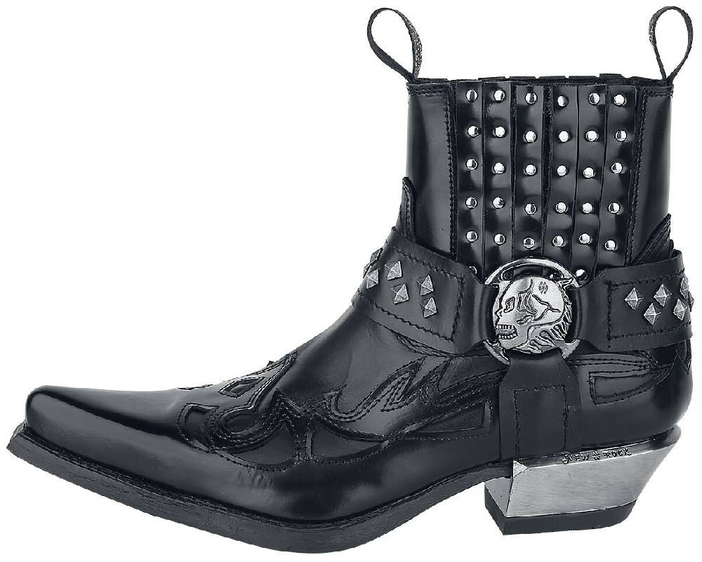 EMP "Antik" Boot Schwarz Von New Rock