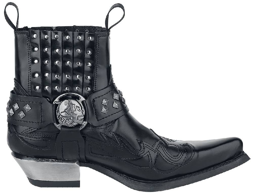 EMP "Antik" Boot Schwarz Von New Rock