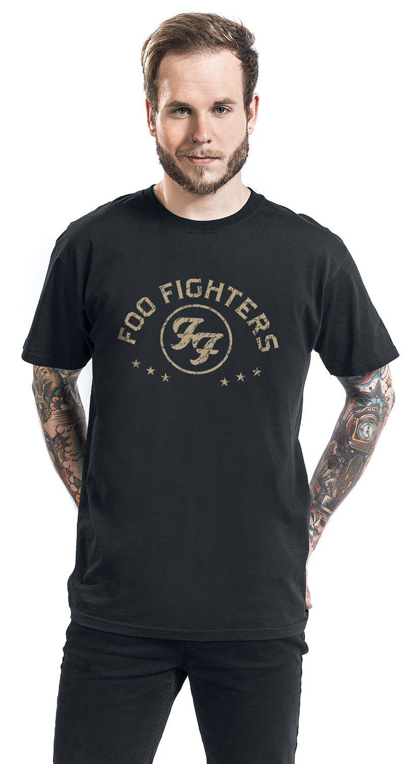 EMP "Arched Star" T-Shirt Schwarz Von Foo Fighters
