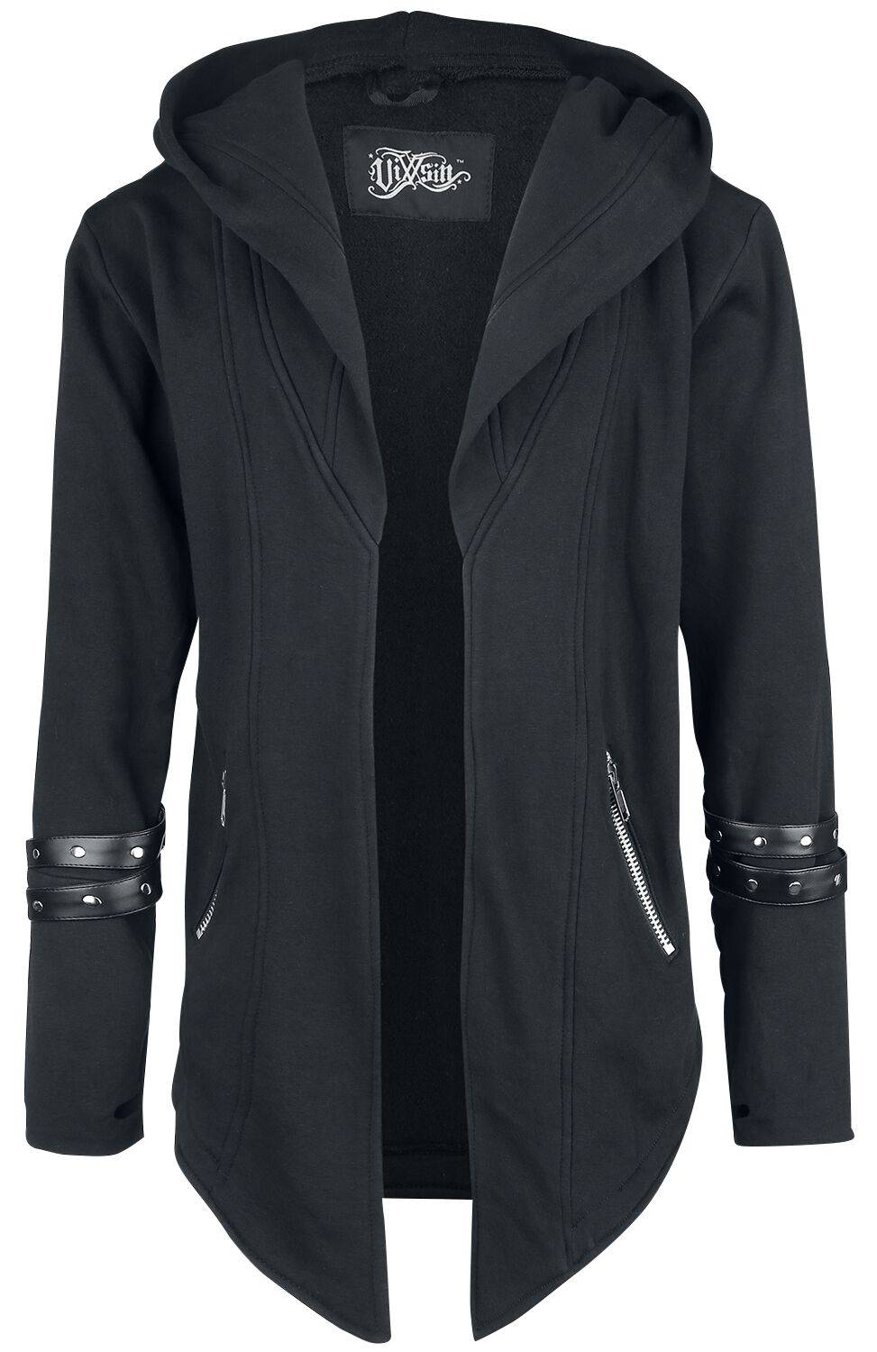 EMP "Archer Hood" Cardigan schwarz von Vixxsin