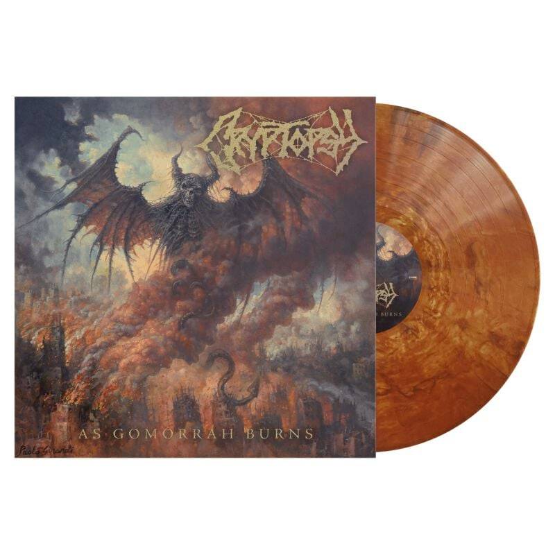 EMP "As Gomorrah Burns" LP von Cryptopsy