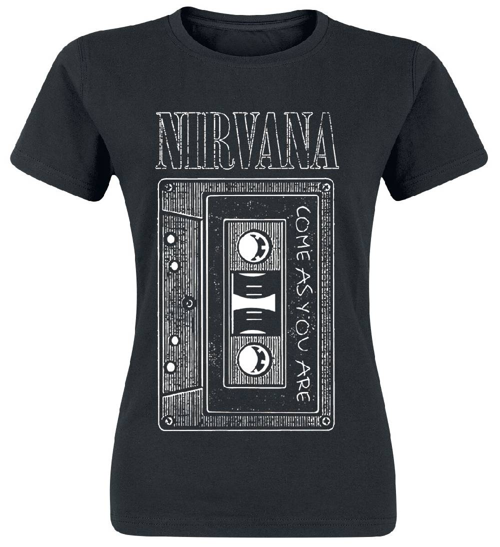 EMP "As You Are Tape" T-Shirt schwarz von Nirvana