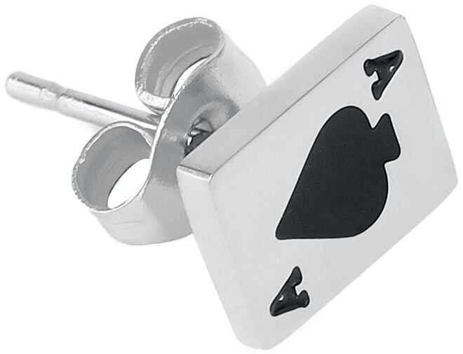 EMP "Ass" Ohrstecker-Set Silberfarben Von EtNox