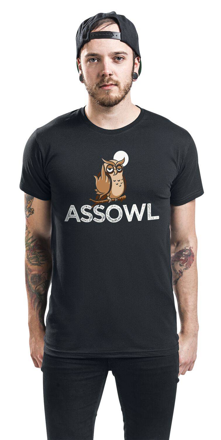 EMP "Assowl" T-Shirt Schwarz Von Tierisch