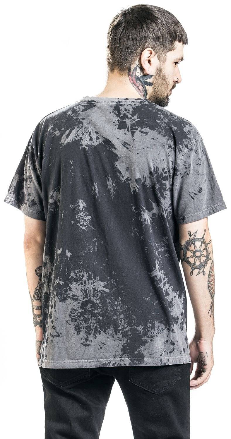 EMP "Back In Black" T-Shirt Grau/schwarz Von AC/DC