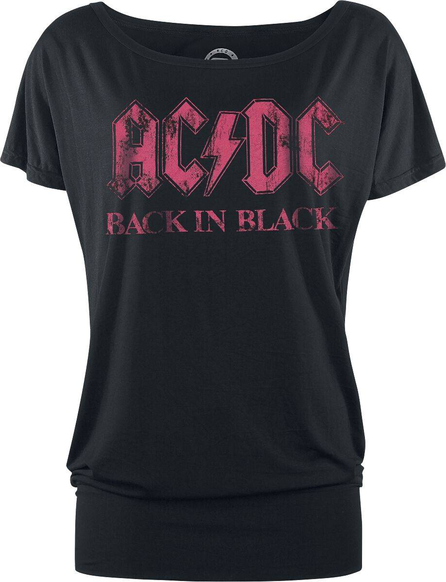 EMP "Back In Black" T-Shirt Schwarz Von AC/DC