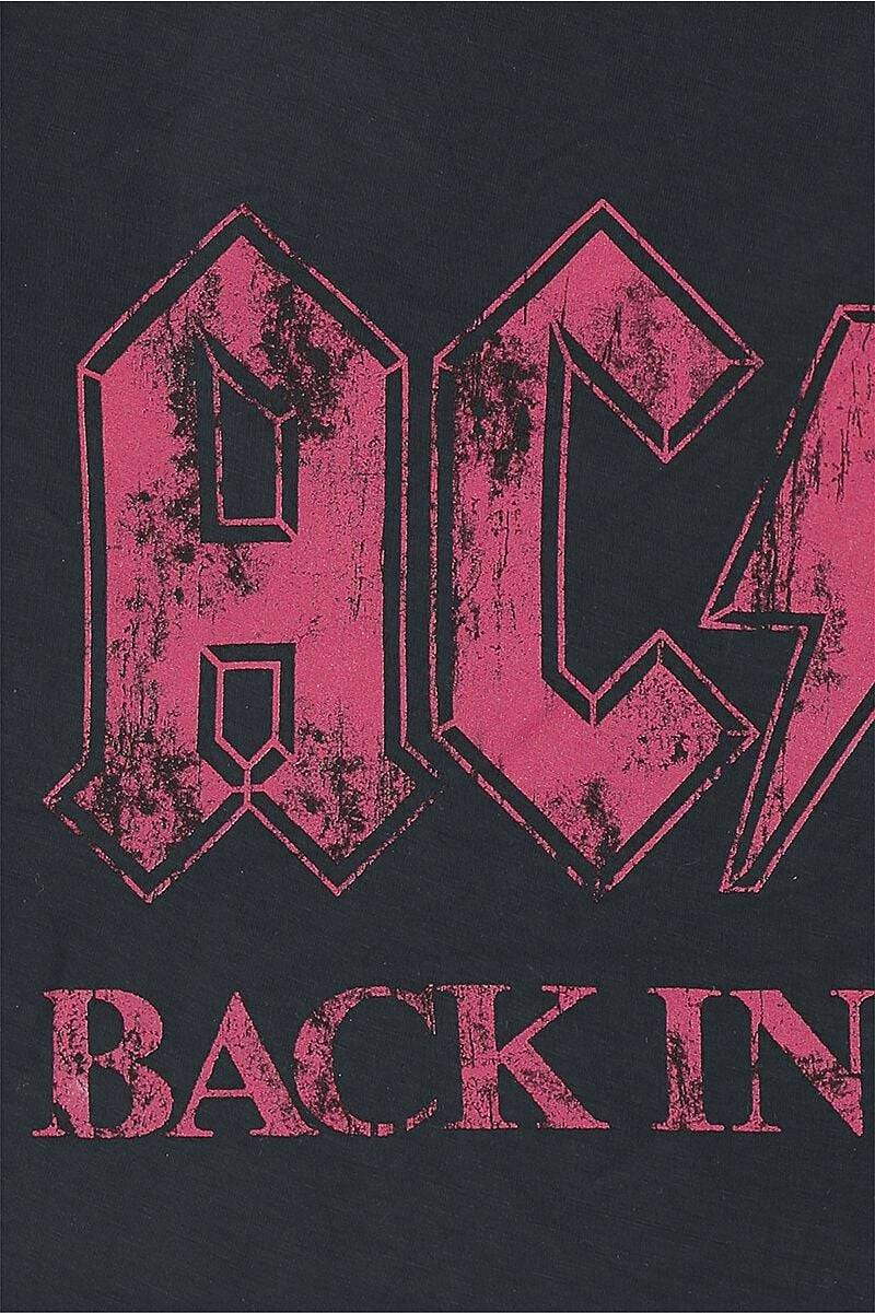 EMP "Back In Black" T-Shirt Schwarz Von AC/DC