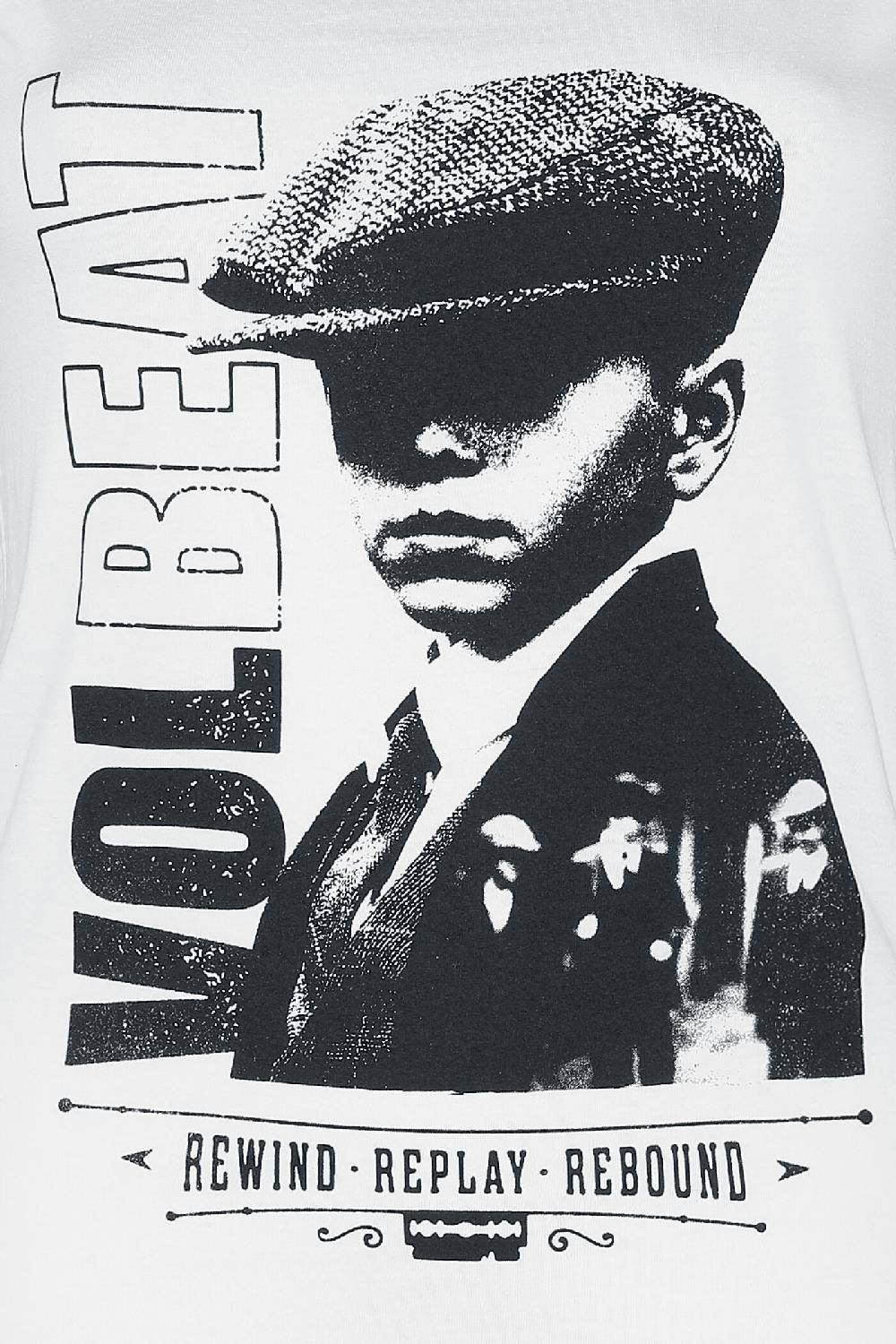 EMP "Bad Boys" Top Weiß Von Volbeat