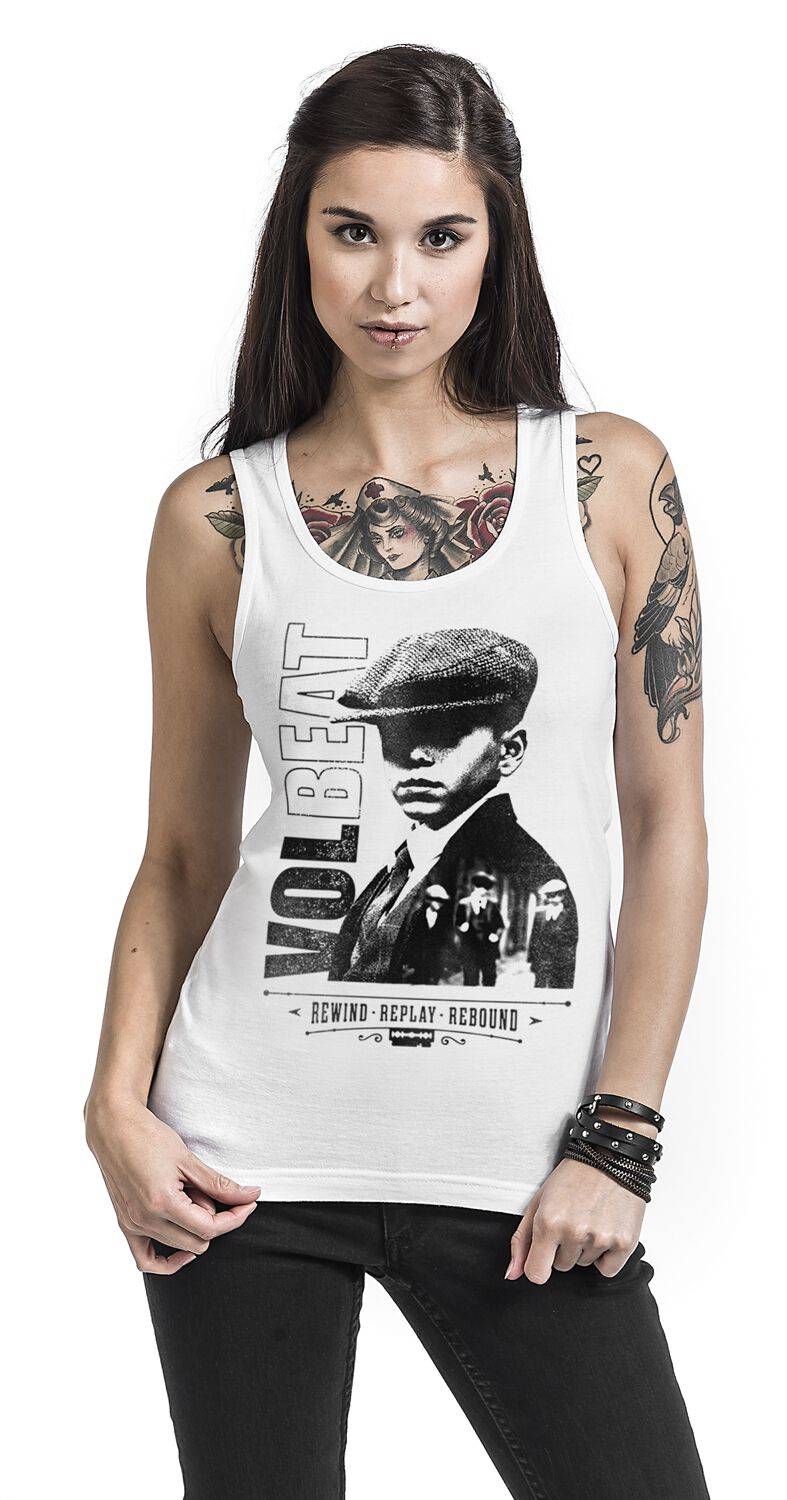 EMP "Bad Boys" Top Weiß Von Volbeat