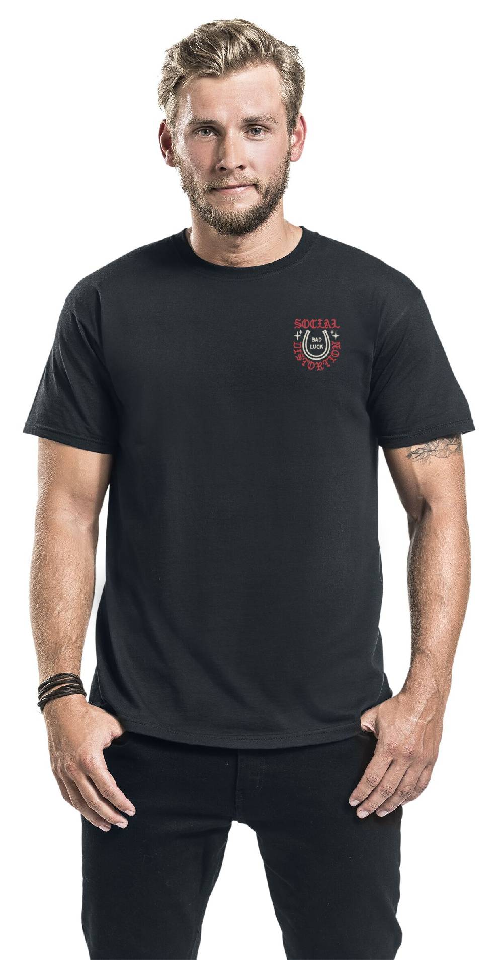 EMP "Bad Luck" T-Shirt Schwarz Von Social Distortion