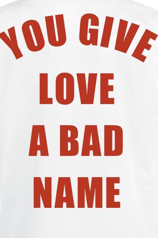 EMP "Bad Name" T-Shirt Weiß Von Bon Jovi