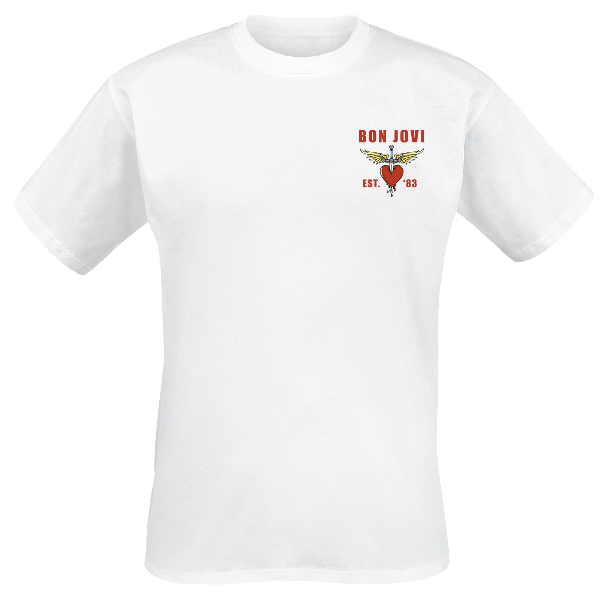 EMP "Bad Name" T-Shirt weiß von Bon Jovi