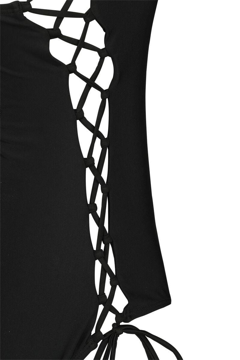 EMP Badeanzug Schwarz Von Rock Rebel By EMP