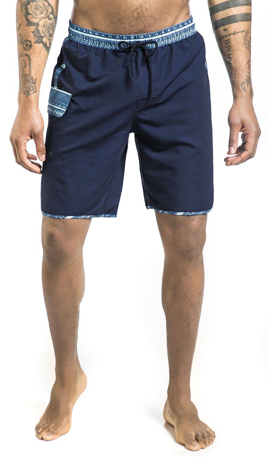 EMP Badeshort Dunkelblau Von RED By EMP