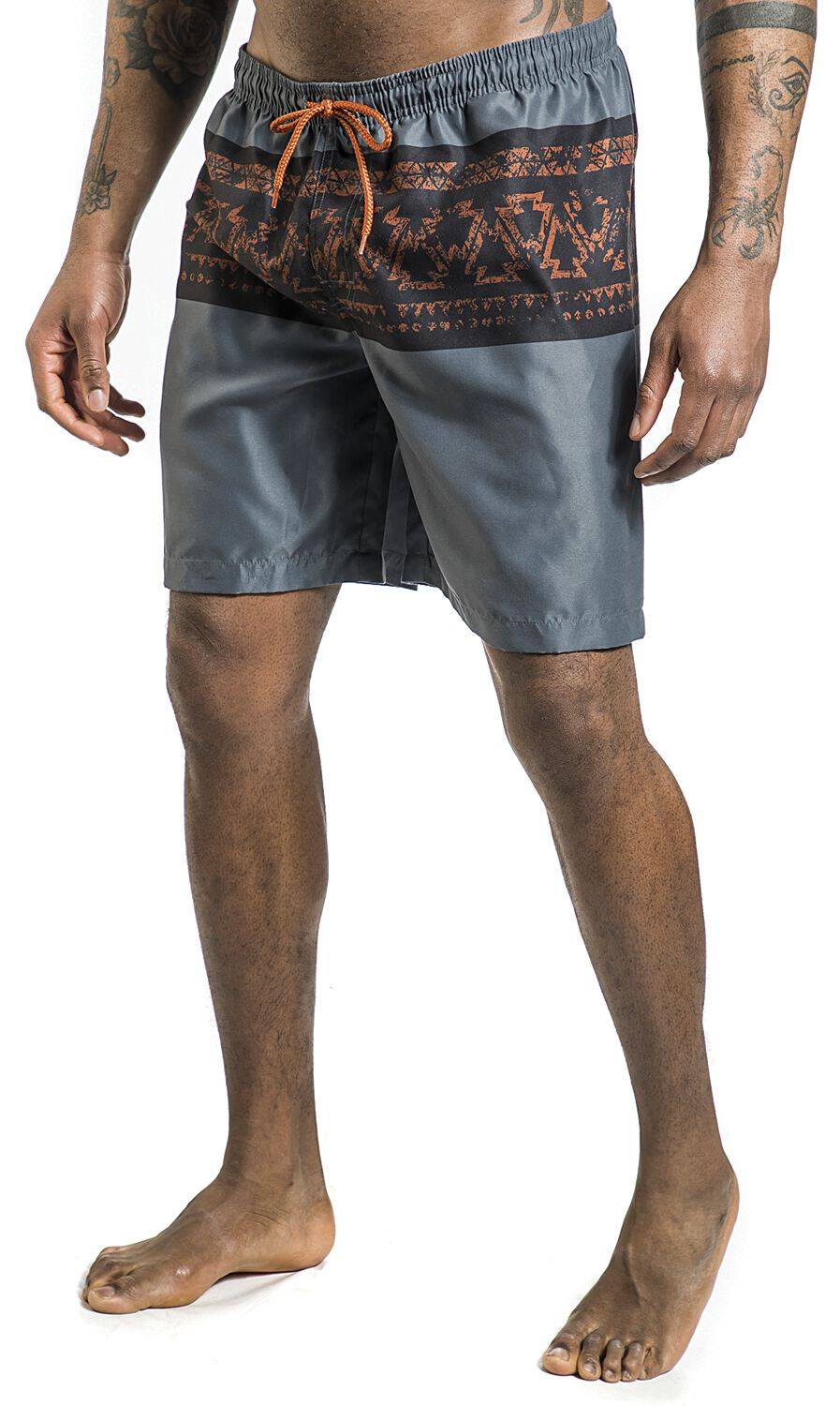 EMP Badeshort Dunkelgrau Von RED By EMP