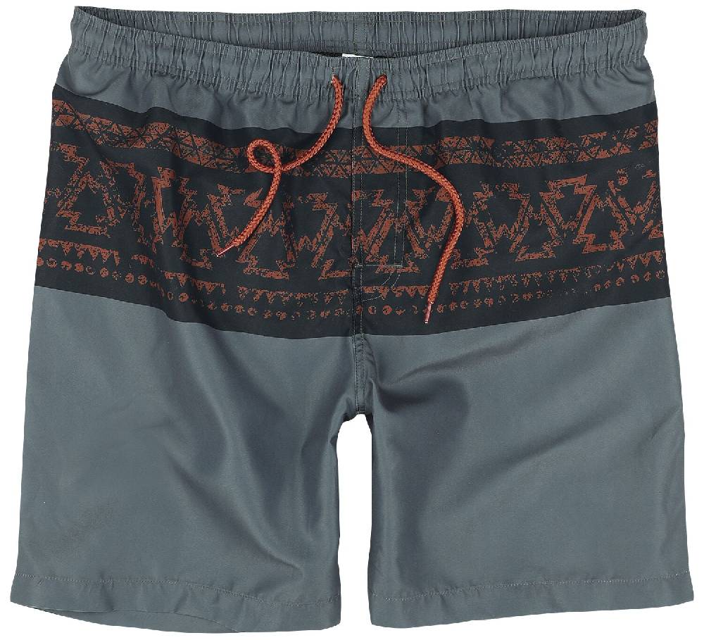 EMP Badeshort dunkelgrau von RED by EMP