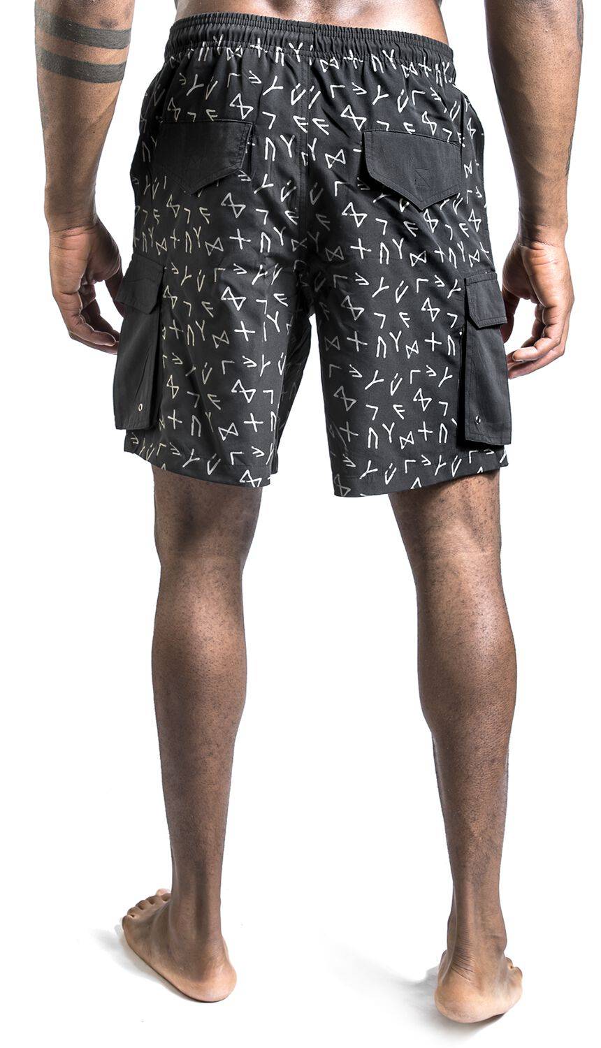 EMP Badeshort Grau Von Black Premium By EMP