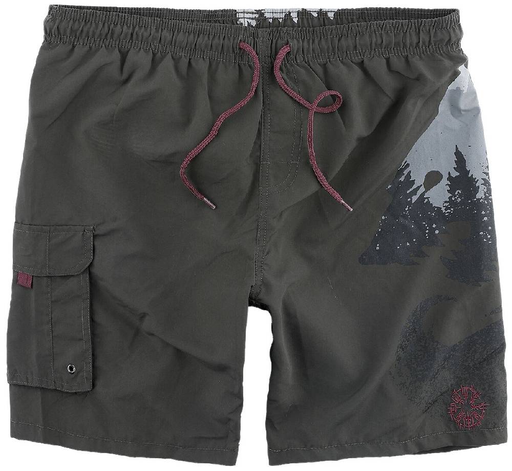 EMP Badeshort grau von Black Premium by EMP