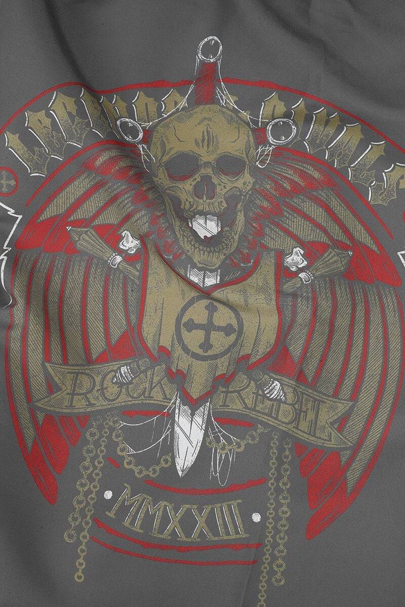 EMP Badeshort Grau Von Rock Rebel By EMP