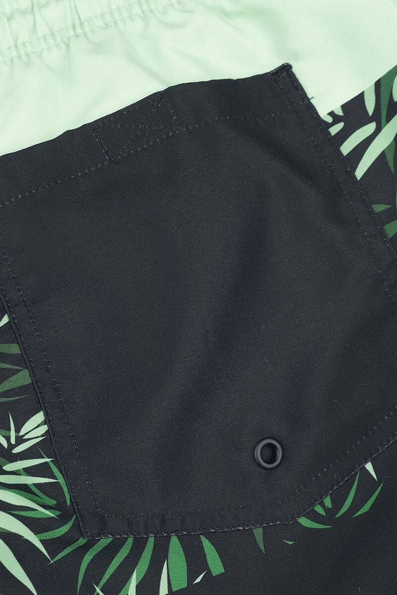 EMP Badeshort Schwarz/grün Von RED By EMP